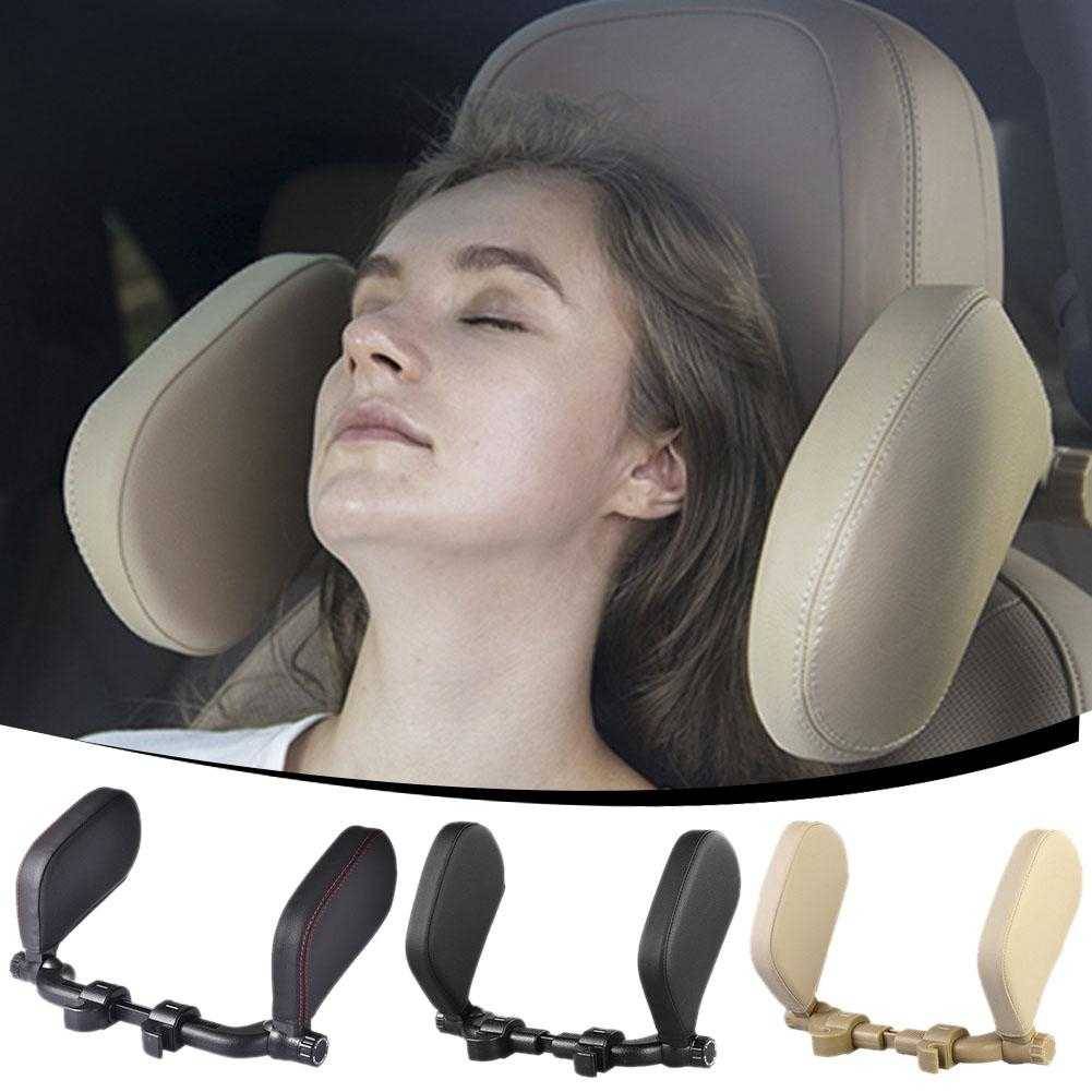 Car Seat Headrest Pillow Driving Comfort Color : Black|Beige Car Seat Headrest Pillow Driving Comfort Color : Black|Beige