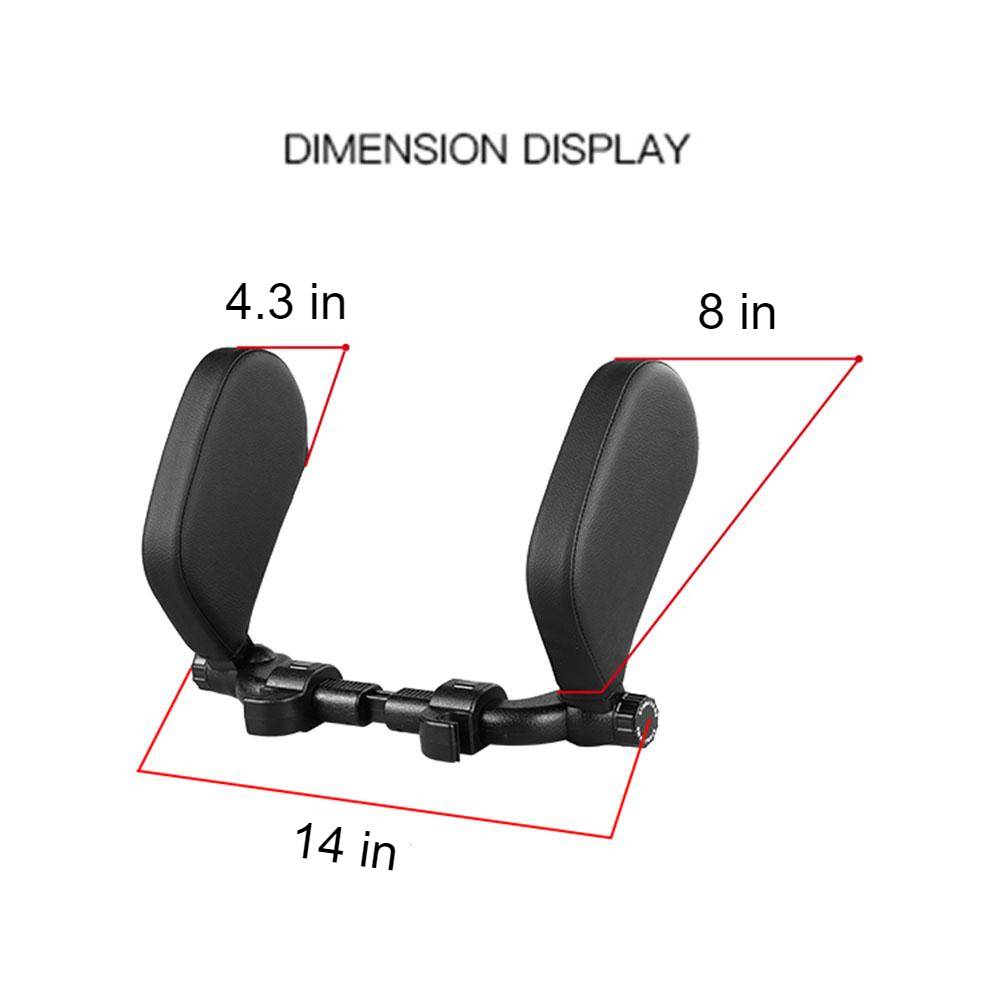 Car Seat Headrest Pillow Driving Comfort Color : Black|Beige Car Seat Headrest Pillow Driving Comfort Color : Black|Beige